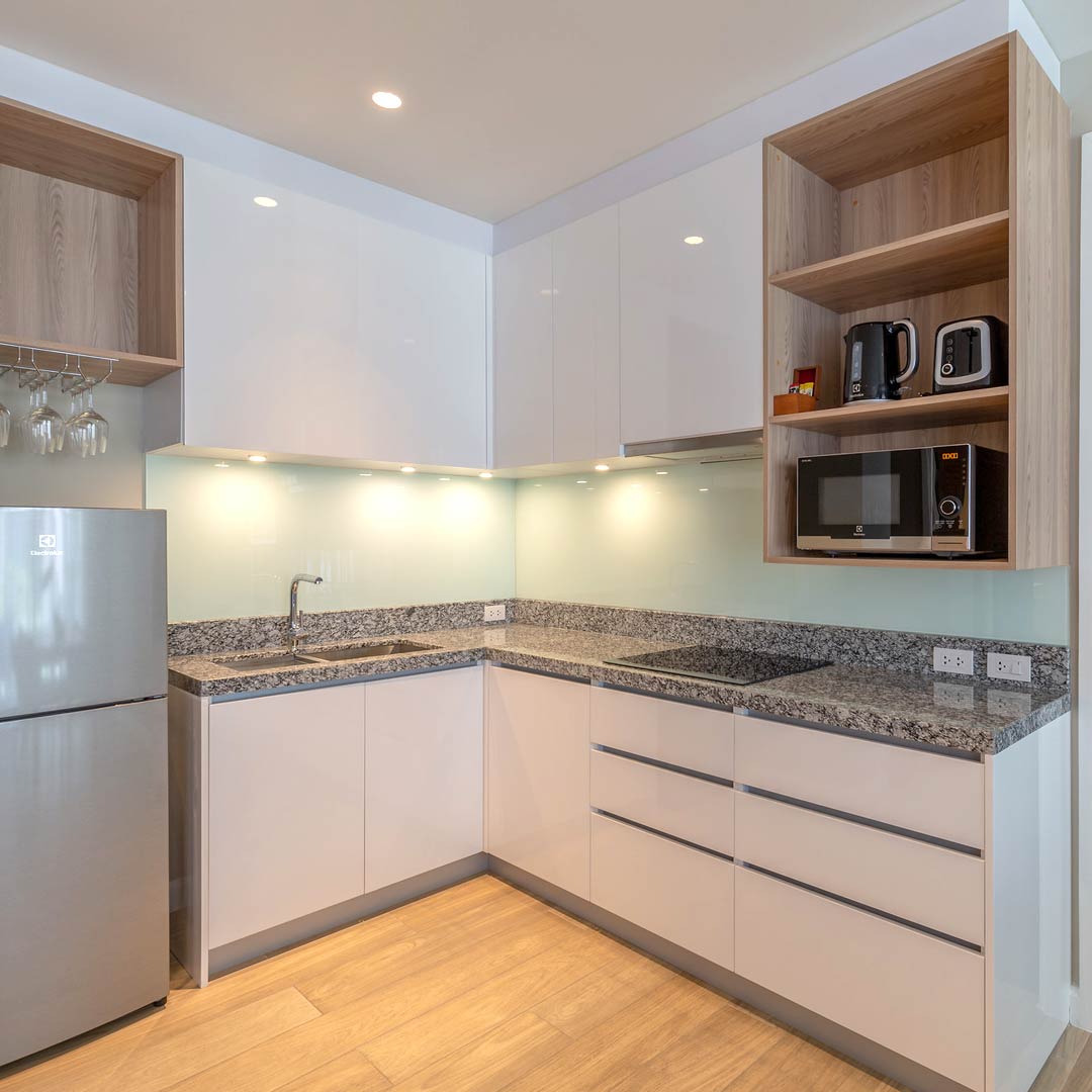 Kitchen Area in the Diamond Condominiums | Constructed by ASL Management Contracting - Phuket