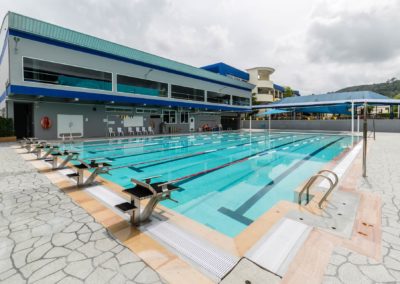 Olympic style swimming pool built by ASL Management Contracting in Phuket